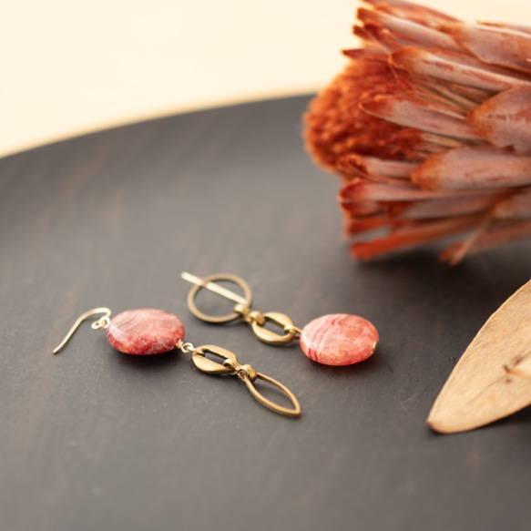 sunset 14kgf pierces or earrings 第2張的照片