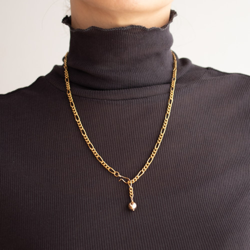 再販】k24純金 シンプルチェーンのマルチネックレス ネックレス