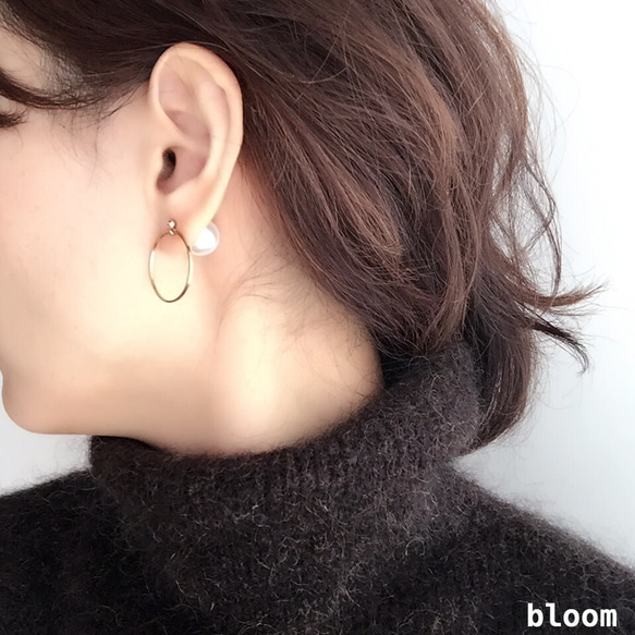 Round Round 【14kgf 2WAY pierces】 第4張的照片