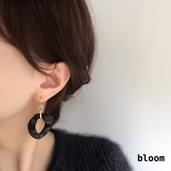 odd hoops 【14kgf pierces or earings】 第2張的照片