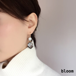 frozen flowers   [14kgf pierces or earrings] 第4張的照片