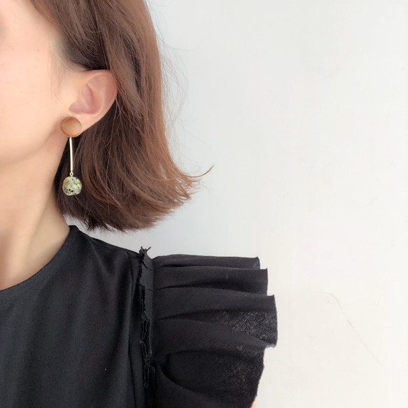 tick tock (14kgf pierces or earrings) 第4張的照片