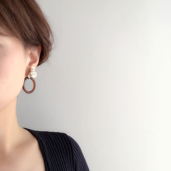 bloom bloom (14kgf pierces or earrings) 第4張的照片