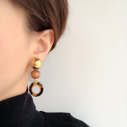 harmony 【14kgf pierces or earrings】 第3張的照片