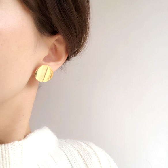 trio 【14kgf pierces or earrings】 第6張的照片