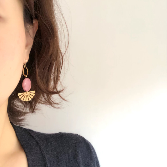 departure 14kgf pierces or earrings 第4張的照片