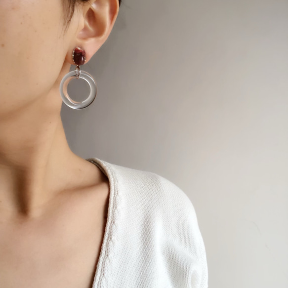 wave (14kgf pierces or earrings) 第5張的照片