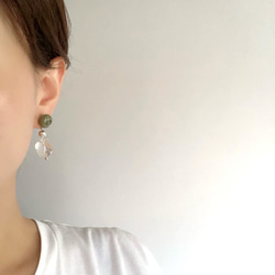 ice floe 14kgf pierces of earrings 第3張的照片