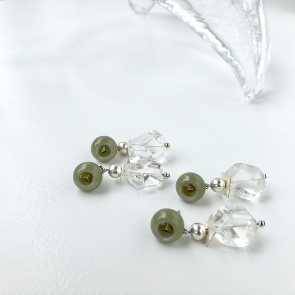 ice floe 14kgf pierces of earrings 第4張的照片