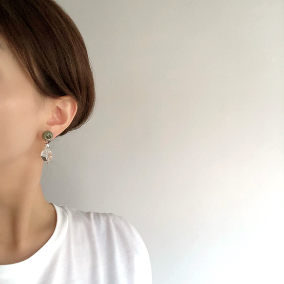 ice floe 14kgf pierces of earrings 第5張的照片