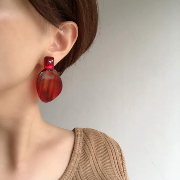 agat 14kgf 2way pierces or earrings 第2張的照片