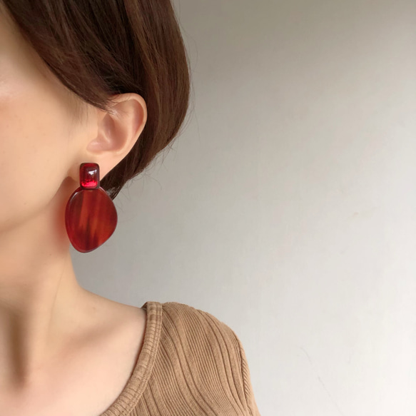 agat 14kgf 2way pierces or earrings 第5張的照片