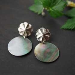 silver moon 14kgf pierces or earrings 第1張的照片