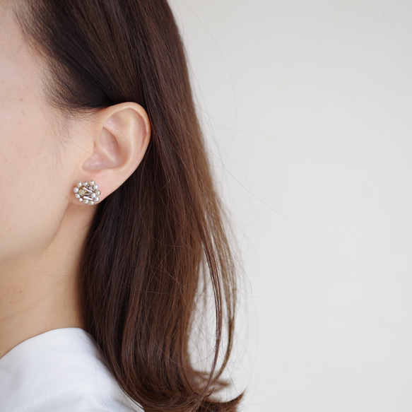 sparkling 14kgf pierces or earrings 第6張的照片