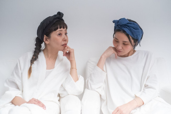 アレンジ　ロングリボン　ターバン　ヘアターバン　フリンジ付き　苧麻　ラミー　黒 楽天市場】ターバン リボン ブラックの通販