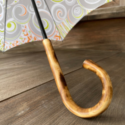 【くもぞら】雨の日が楽しみになる傘◆手染め手組み、世界にひとつだけの傘 3枚目の画像