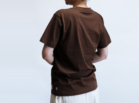 Tシャツ カフェモカ （ダークブラウン） 3枚目の画像