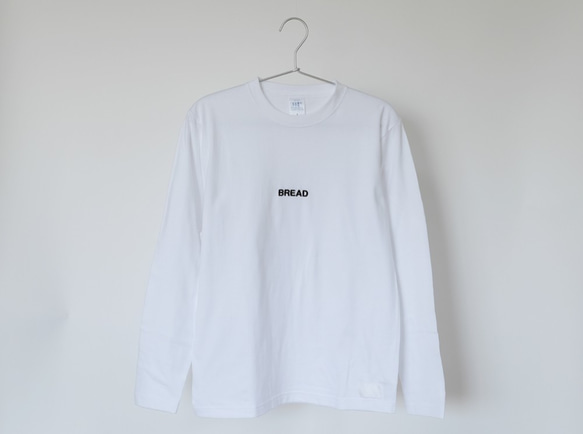 ロングスリーブTシャツ ブレッド（ホワイト） 4枚目の画像