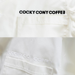 【送料無料】 COCKY CONNY COFFEE STAFF スプリングコート（オフホワイト） 9枚目の画像