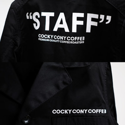 【送料無料】 COCKY CONNY COFFEE STAFF スプリングコート（ブラック） 9枚目の画像