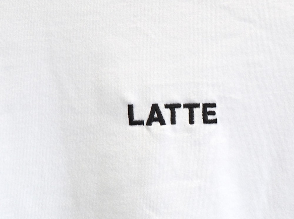 ビッグシルエット LATTE Tシャツ ２色展開 7枚目の画像