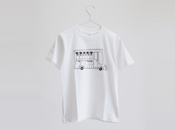 ５色展開 Tシャツ DELIVERY TRUCK 8枚目の画像