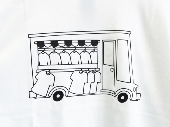 ５色展開 Tシャツ DELIVERY TRUCK 9枚目の画像