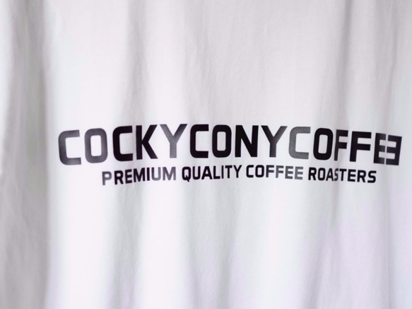 Tシャツ COCKY CONY COFFEE （ホワイト） 2枚目の画像