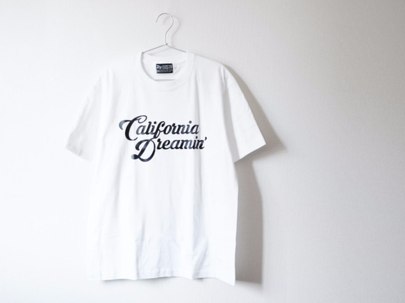 Tシャツ California Dreamin' （ホワイト） 1枚目の画像