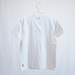 【人気NO.1】Tシャツ カフェラテ （ホワイト・バニラホワイト / 黒刺繍） 6枚目の画像