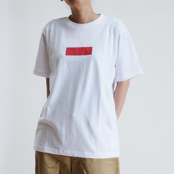 Tシャツ BOX LOGO （ホワイト） 1枚目の画像