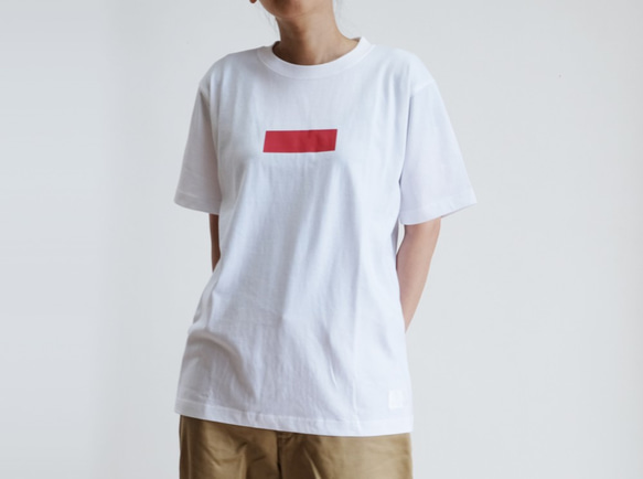 Tシャツ BOX LOGO （ホワイト） 1枚目の画像