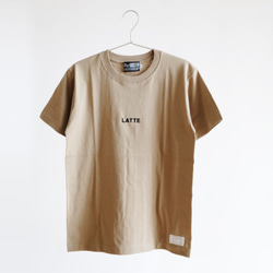 【リピート人気NO.1】大人シンプルなカフェラテTシャツ （サンドカーキ） 6枚目の画像
