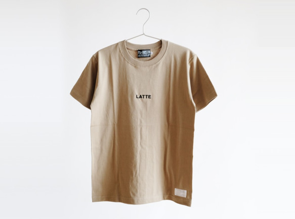 【リピート人気NO.1】大人シンプルなカフェラテTシャツ （サンドカーキ） 6枚目の画像