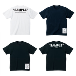 ３色展開 Tシャツ SAMPLE 7枚目の画像