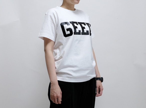 ２色展開 Tシャツ GEEK 2枚目の画像