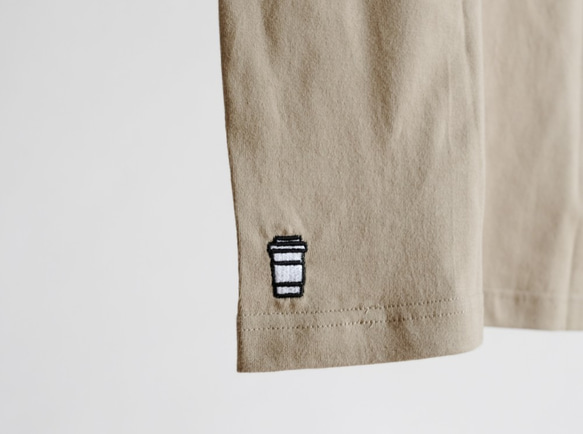 【春の福袋】Creema限定 親子リンクコーデ Tシャツ２枚セット カフェラテ（ブラック）＆ミルク 8枚目の画像
