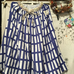 ふんわりスカート(青紫)  限定１枚 1枚目の画像