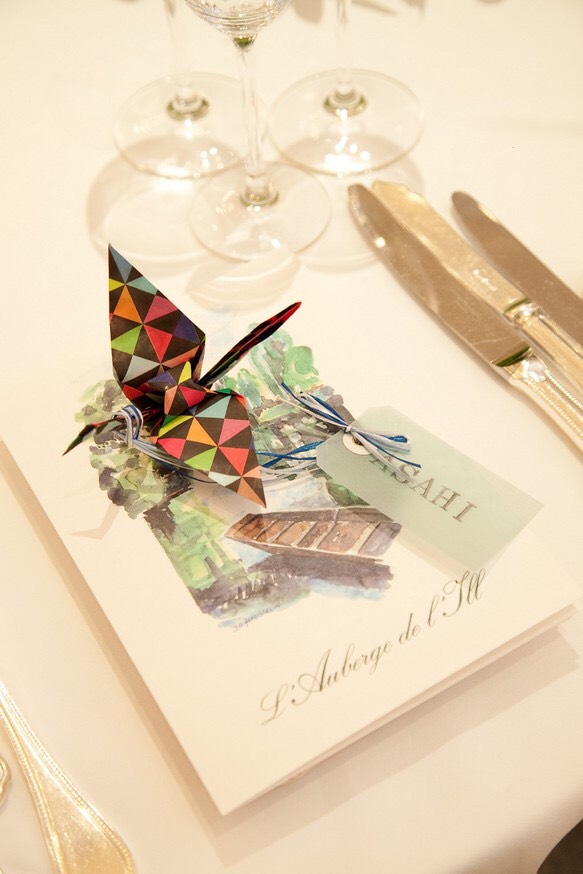 ウェディング席札（折り鶴）wedding tablecard (oriduru）50名様 15,000円