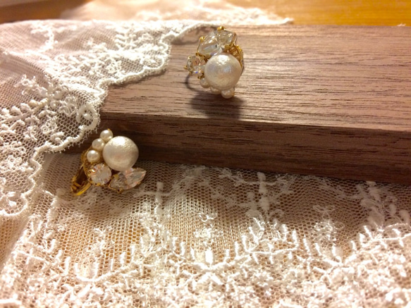 cottonpearl bijoupierce／earring 3枚目の画像