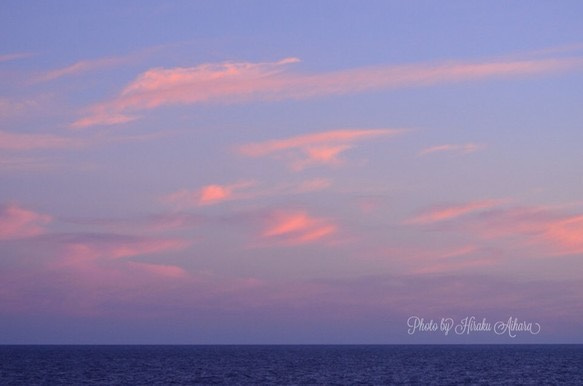 広がる海の朝焼け 1枚目の画像