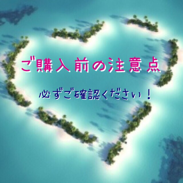 ＊ご購入前に必ずお読みください＊