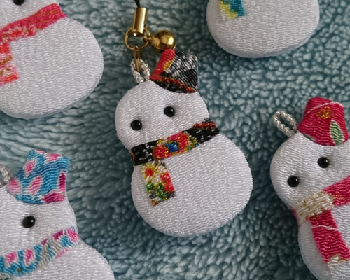 ゆきだるま 雪だるま ミニチュア ガラス細工 クリスマス 飾り グラス