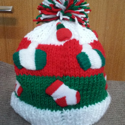 クリスマス帽子：モチーフ 1枚目の画像
