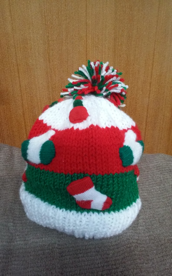 クリスマス帽子：モチーフ 2枚目の画像
