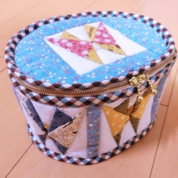 有松絞り/コロンとした/トートバッグ/ハンドメイド/ピンク＆パープル⭐︎ 有松絞り/コロンとした/トートバッグ/ハンドメイド/ピンク