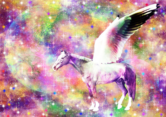 ペガサス The Black Pegasus. 1909/1910 | オディロン・ルドン