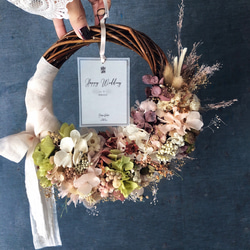 【_00_mmさま専用】 wedding gift arrangement wreathe 1枚目の画像