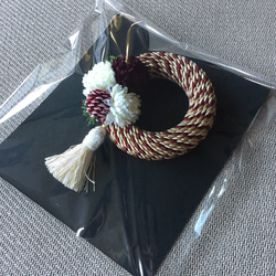 ◆再販◆New Year Code Wreath (レッド×ゴールド）◆ 4枚目の画像