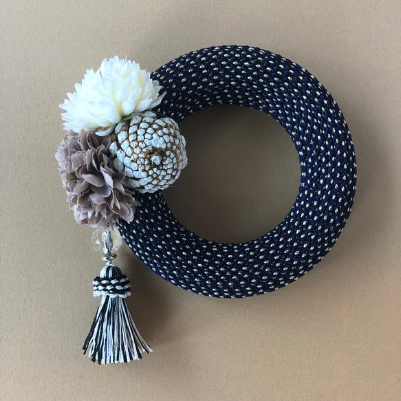 New Year Code Wreath (Navy）A 3枚目の画像